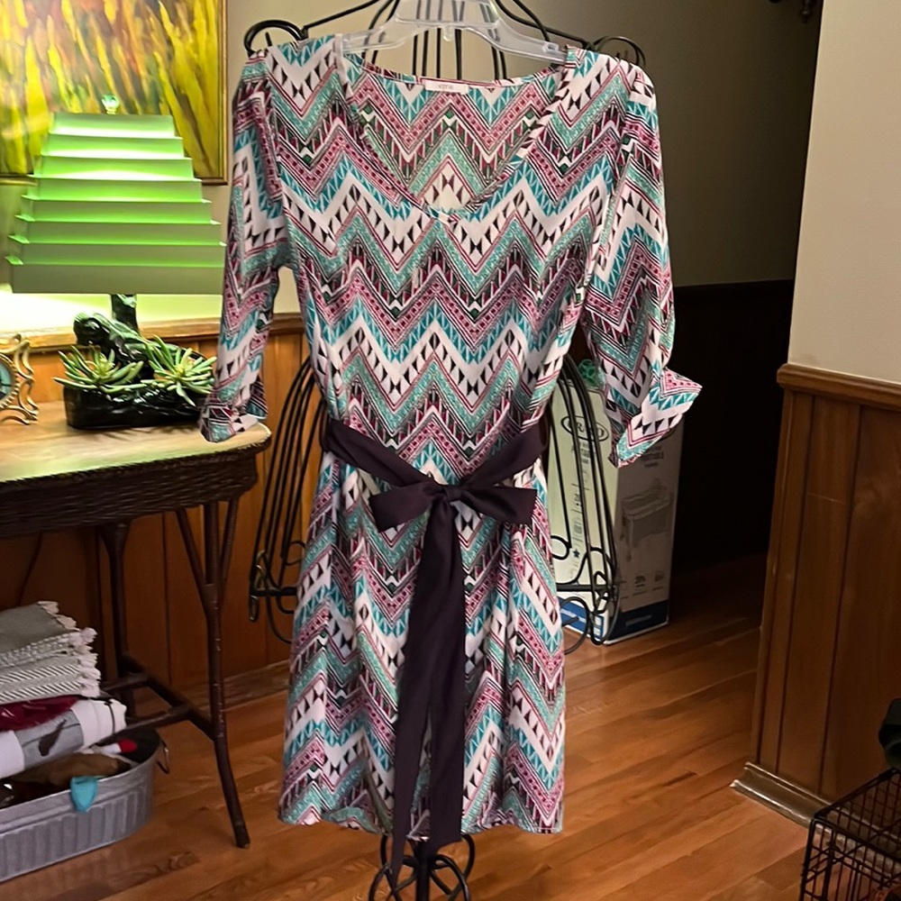 V-neck Dress by Ezra
